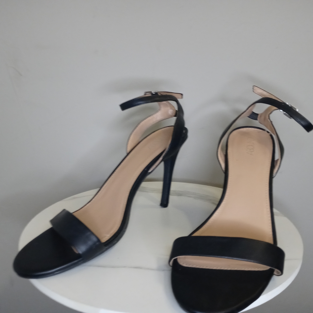 ABOUND   Black Strappy Heels